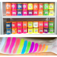 Poudre fluorescente de 12 couleurs, poudre pigmentée néon, pigment fluorescent