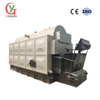Caldera de Vapor de Tubos de Fuego de la Serie DZL de YG Boiler, Directo de Fábrica, al Mejor Precio, para Biomasa, Pellets, Leña y Carbón, para Máquina de Pellets