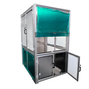 Cadre en aluminium industriel d'extrusion de structure métallique de bâtiments d'entrepôt fait sur commande - Product Image 2