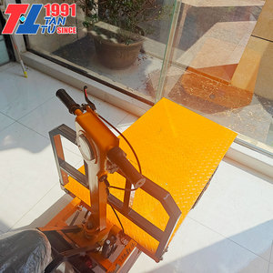 Carrello elettrico a spinta manuale in acciaio inossidabile con triciclo multiuso a 3 ruote da carico OEM capacità 1000kg per il trasporto di merci industriali - Product Image 6