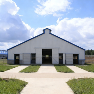 โรงเรือนโครงสร้างเหล็กสำเร็จรูปสำหรับฟาร์มเพาะพันธุ์ปศุสัตว์ - Product Image 4