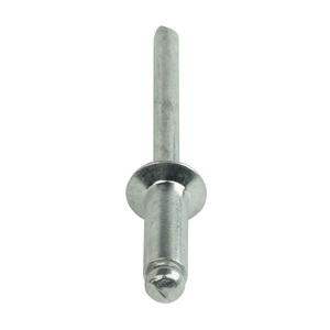 Rivets <span class=keywords><strong>Pop</strong></span> à extrémité ouverte avec tête dôme 2mm-6.4mm Mandrin en acier et rivets aveugles en aluminium Tailles variées Idéal pour la tôle - Product Image 3