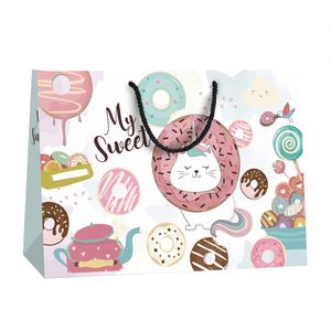 Cheap Custom Gift Bag Custom Logo Gift Bag Luxury Small Gift Clothing Shopping Bags - Product Image 5