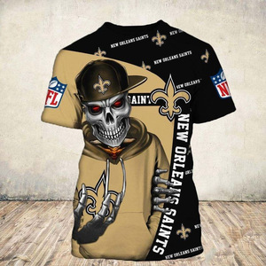 <span class=keywords><strong>NFL</strong></span> équipe de football grande taille T-shirts hommes mode sport manches courtes T-shirts d'entraînement vêtements de sport - Product Image 3