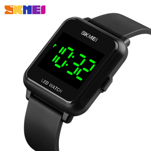 Skmei Led Watch Digital Unisex Waterproof 10m Black Sport Watch - Product Image 1