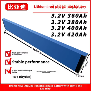 แบตเตอรี่ลิเธียมไอรอนไพรมิสติก Starmax BYD 3.2V 360ah-420ah รุ่น Blade  สำหรับเก็บพลังงาน  รุ่น 380ah และรุ่น 400AH BYD - Product Image 2
