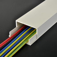 Goulotte de câblage PVC en U pour extérieur, isolée, ignifuge, anti-vieillissement, sans fixation par clouage, sans encombrement, à coller, garantie 5 ans