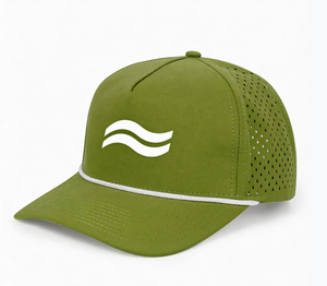 Gorra de Béisbol de 5 Paneles Personalizada para Hombre de Alta Calidad, Impermeable, con Orificios Cortados con Láser, Logotipo Bordado Personalizado, Gorra Deportiva de Moda - Product Image 4