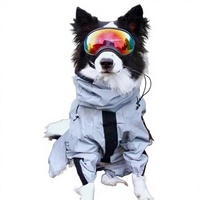 Imperméable tactique léger et lavable pour chien, à quatre pattes, entièrement couvrant, avec bords réfléchissants, en polyester, idéal pour l'été – Spécial Golden Retriever
