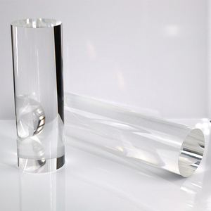 Clear Solid <b>Acrylic</b> Cylinder Display <b>Block</b> 50x100mm Transparent <b>Acrylic</b> Round Pillar Stand Custom Size - Product Image 3