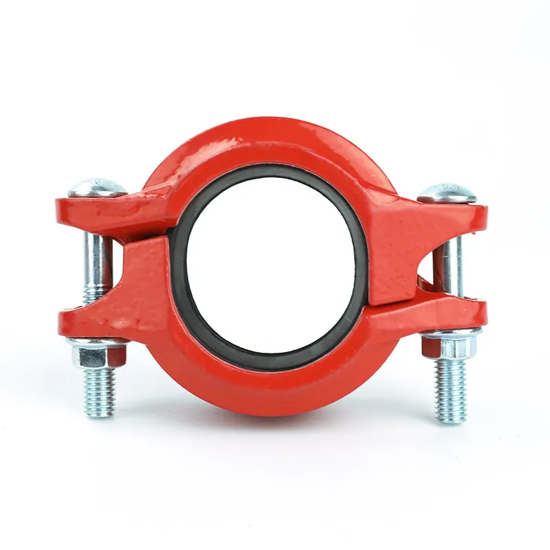 WFHSH UL FM Approved Pipe Fittings Grooved Fire Fitting 2" Ductile Iron Angle Pad Coupling Grooved Coupling and Fittings
