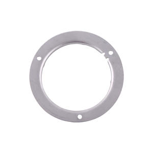 Manomètre axial à huile fourni par le fabricant, à flanges plates mates, en acier inoxydable, différentes tailles : 40 mm, 50 mm, 63 mm, 100 mm - Product Image 5