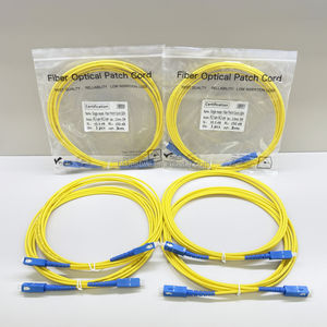 Cable de conexión de fibra óptica Simplex de modo único LSZH de grado de telecomunicaciones 2,0mm 3,0mm SC UPC a SC UPC conector óptico Cable de puente de fibra - Product Image 6