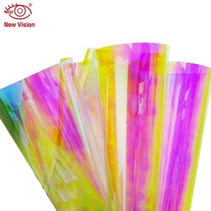 Film dicroico materiale PET ecologico <span class=keywords><strong>pellicola</strong></span> <span class=keywords><strong>decorativa</strong></span> iridescente arcobaleno <span class=keywords><strong>per</strong></span> finestre e <span class=keywords><strong>vetri</strong></span> - Product Image 2