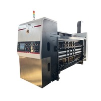 Machine d'impression flexographique miniature pour boîtes en carton ondulé, 2 couleurs, imprimante économique à base d'eau avec changement rapide