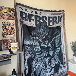 Manta de Picnic de Poliéster con Diseño Personalizado de Anime, Tejido Jacquard, para las Cuatro Estaciones - Product Image 3