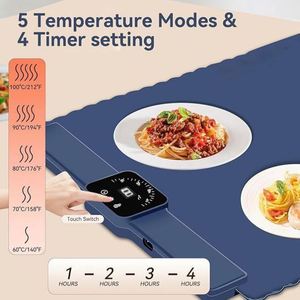 Flexible Folding Warm Eco-Friendly Durable Kitchen Vegetable <b>Board</b> Insulation Table <b>Mat</b> with Silicone Dishwasher Safe - Product Image 5