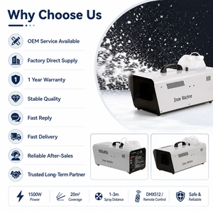Machine à <span class=keywords><strong>effet</strong></span> de <span class=keywords><strong>neige</strong></span> de 1500W, télécommande DMX512, machine à <span class=keywords><strong>neige</strong></span> artificielle pour mariage, fête, bar, festival, événement - Product Image 6
