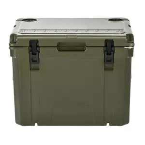 Coolers 55qt china rotomoled refrigerador com rodas para acampamento caixa de gelo