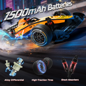 Voiture RC F1 électrique à l'échelle <span class=keywords><strong>1</strong></span>:14, voiture de course de Formule <span class=keywords><strong>1</strong></span> pour drifts à grande vitesse et cascades à 360 degrés - Product Image 4