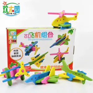 Fabricant professionnel nouveau Design bricolage mousse EVA jouets avion volant planeur Puzzle pour enfants