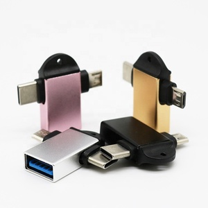 <strong>2</strong> in 1 USB3.0 to Micro B Type C <strong>USB</strong> Converter OTG Adapter for Android Phone U Disk Mouse - Product Image 4