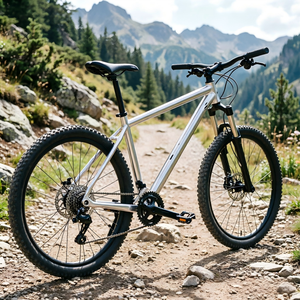 Cadre de vélo de montagne Worldcycle HL27.5M01 26 pouces en aluminium 6061 sablé brut, frein à disque, cadre rigide, personnalisé - Product Image 6