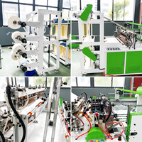 Machine automatique de découpe à froid pour la fabrication de sacs et de gilets en T-shirt, à commande servo, pour ligne de sacs de courses en HDPE/LDPE pour supermarchés