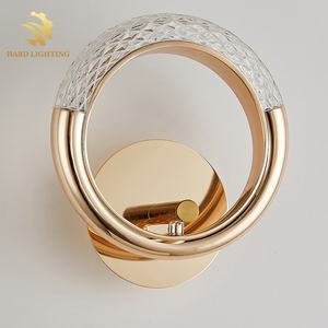 Американский современный минималистичный круглый светодиодный настенный светильник в японском скандинавском стиле для декора интерьера отелей, гостиных и коридоров - Product Image 6