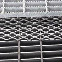 Grille de drainage et grille de couvercle de manhole en acier au carbone durable à faible pollution, anti-corrosion, pour usage routier
