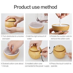 Shenzhen taşınabilir sevimli koku araba uçucu yağ difüzör ultrasonik Aroma el <span class=keywords><strong>Mini</strong></span> nemlendirici aromaterapi USB hava difüzörü - Product Image 5