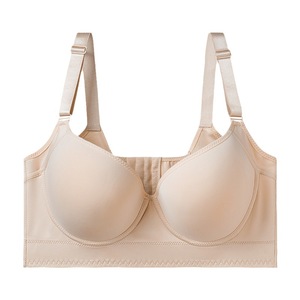 Plus Size Deep Cup Shapewear Incorporado Underwire Cobertura trasera completa Push up Bra - Product Image 5