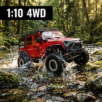 Châssis en acier profilé en C, échelle 1/10, RGT 86100, véhicule tout-terrain intermédiaire 4x4, camion routier, chargeur GPS, modèle RTR de qualité hobby