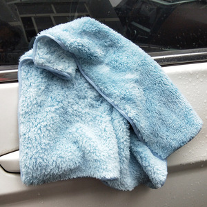 Toalla de Microfibra para Lavado de Autos, 40x40cm, Gruesa, Absorbente, de Doble Uso, para Limpieza de Vehículos - Product Image 2