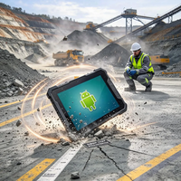 Tablet PC Tangguh 10.1 Inci Android 12 1920x1200 Layar Sentuh Kapasitif 5G NFC Tahan Air Tahan Banting Pemindai Kode Batang 2D Dudukan Kendaraan