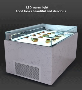 Exhibidor Refrigerado Abierto para Sándwiches y Postres, Refrigerador de Autoservicio para Panadería, Exhibidor de Pasteles - Product Image 5