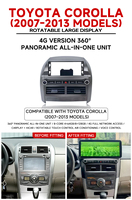 Pantalla Táctil para Auto KZS, Nueva Pantalla Android de 12.3 Pulgadas, Reproductor de Radio y DVD para Toyota Corolla 2007-2013