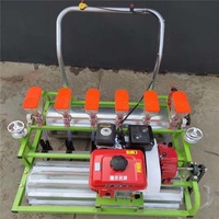 Semoir multi-rangs pour légumes, alimenté par moteur diesel, pour la plantation commerciale d'oignons, d'ail et de brocoli