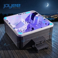 Bain à remous extérieur 1,9 m, très demandé, baignoires spa saines avec jets de massage et éclairage LED JOYEE Hydro Spabad