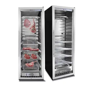 Özel kuru yaş buzdolabı ticari ev kuru yaşlanma buzdolabı et yaşlanma buzdolabı ekran soğutucu biftek buzdolabı