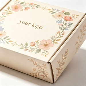 Custom Luxury Shiny Gold Foil Stamped Logo Mailing <b>Box</b> Corrugated Packaging for Beauty Cosmetics and Toiletries - Product Image 3