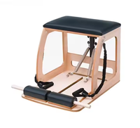 Vente directe d'usine avec équipement de fitness Pilates Reformer de haute qualité, base en bois pour exercices de yoga, poignées, chaise combinée Pilates