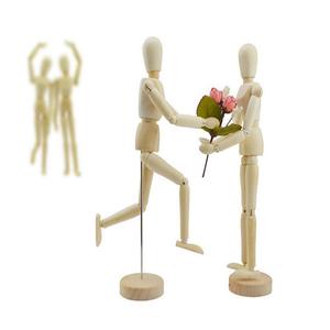<span class=keywords><strong>Mannequin</strong></span> articulé en <span class=keywords><strong>bois</strong></span> pour artistes, modèle de figure humaine pour le dessin et la peinture, outil d'aide au croquis - Product Image 3