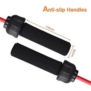 Logo personnalisé <span class=keywords><strong>Corde</strong></span> à sauter sans enchevêtrement spécifique à l'entraînement Cordes à sauter professionnelles en PVC lourdes pour le fitness avec vitesse à sauter - Product Image 4