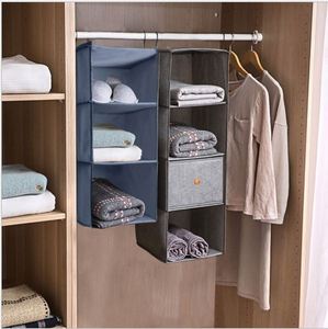 Washable <b>Wardrobe</b> Hanging Storage Featuring Pattern Hanging Closet with Drawers That Can Be Washed - Product Image 2