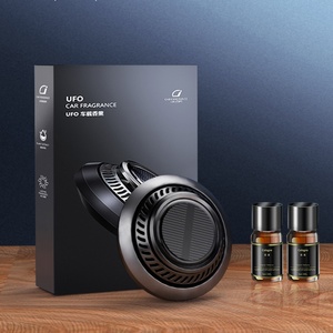 Mini thông minh làm mát không khí xe hương thơm khuếch tán hương thơm tự động hỗ trợ nước Hoa năng lượng CR2 làm mát không khí UFO năng lượng mặt trời xe khuếch tán - Product Image 5
