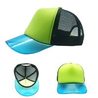 Casquette de baseball en maille TPU légère avec logo personnalisé, visière transparente, respirante, séchage rapide, chapeau d'été, casquette de sport d'extérieur, tenue décontractée