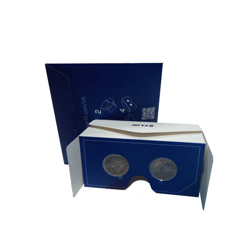 Flatly Folded Envelope VR 3D Virtual Reality Glasses Factory Wholesale  Video Glasses Cardboard VR Headsets
