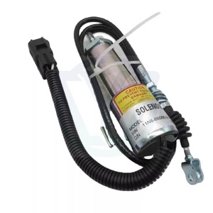 Solenoide de Corte de Combustible CYJ 11N6-66090 Compatible con R210-7, R215-7, R220-7, R220-9, R225-7, R260-7, Series 6BT, 6CT - Product Image 1