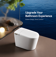 WC intelligent à poser au sol avec réservoir intégré et fonction bidet pour marque d'articles sanitaires OEM
